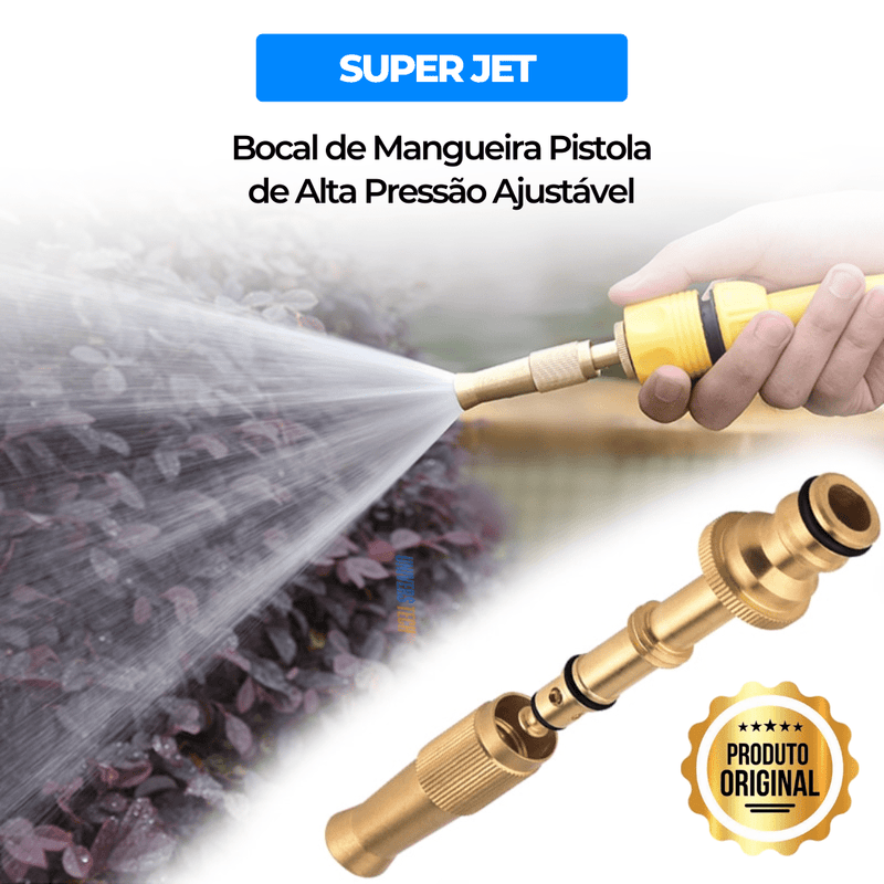 Bocal de Mangueira de Alta Pressão Ajustável | Super Jet