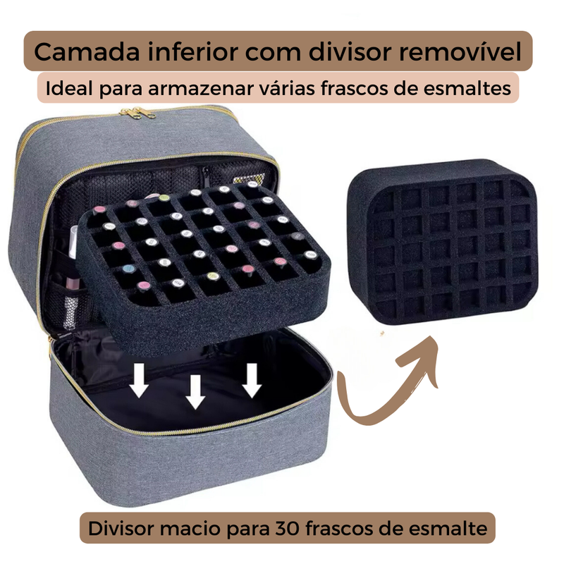 Bolsa Organizadora de Acessórios com camada dupla