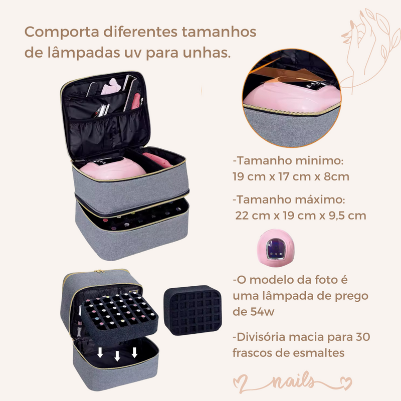 Bolsa Organizadora de Acessórios com camada dupla