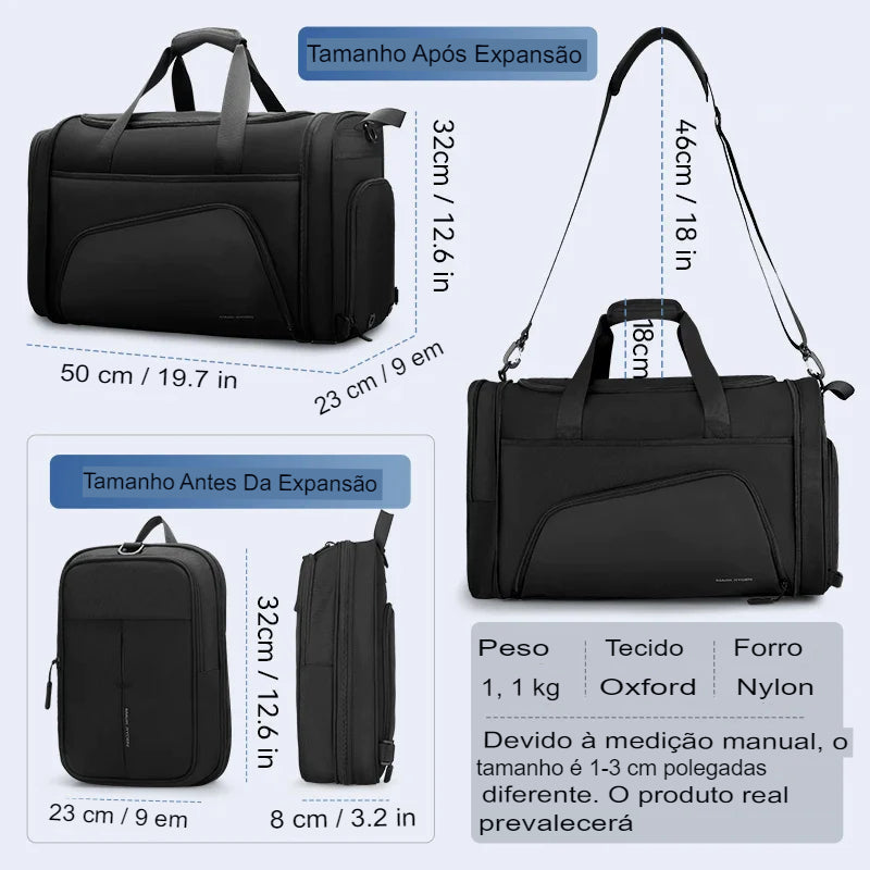 Bolsa de Viagem Pro  Grande Capacidade