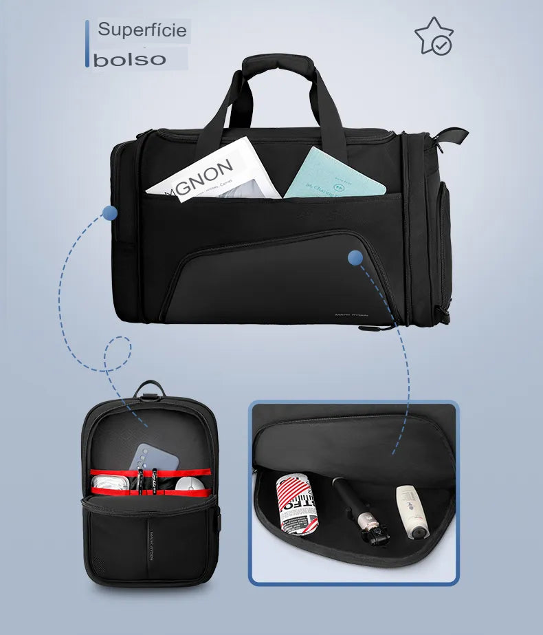 Bolsa de Viagem Pro  Grande Capacidade