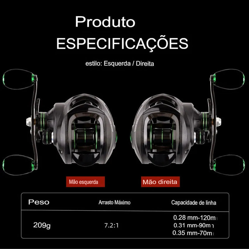Carretilha Dragon UV200 Drag 10kg lançamento 2023